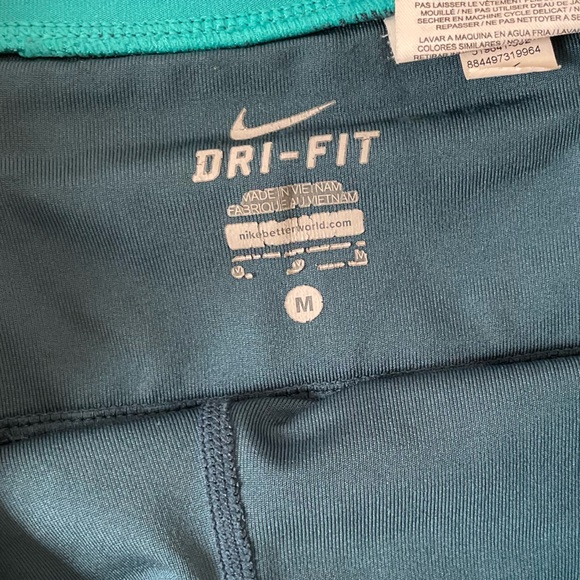 Nike dri-fit half running tights back pocket Size M - Picture 7 of 7